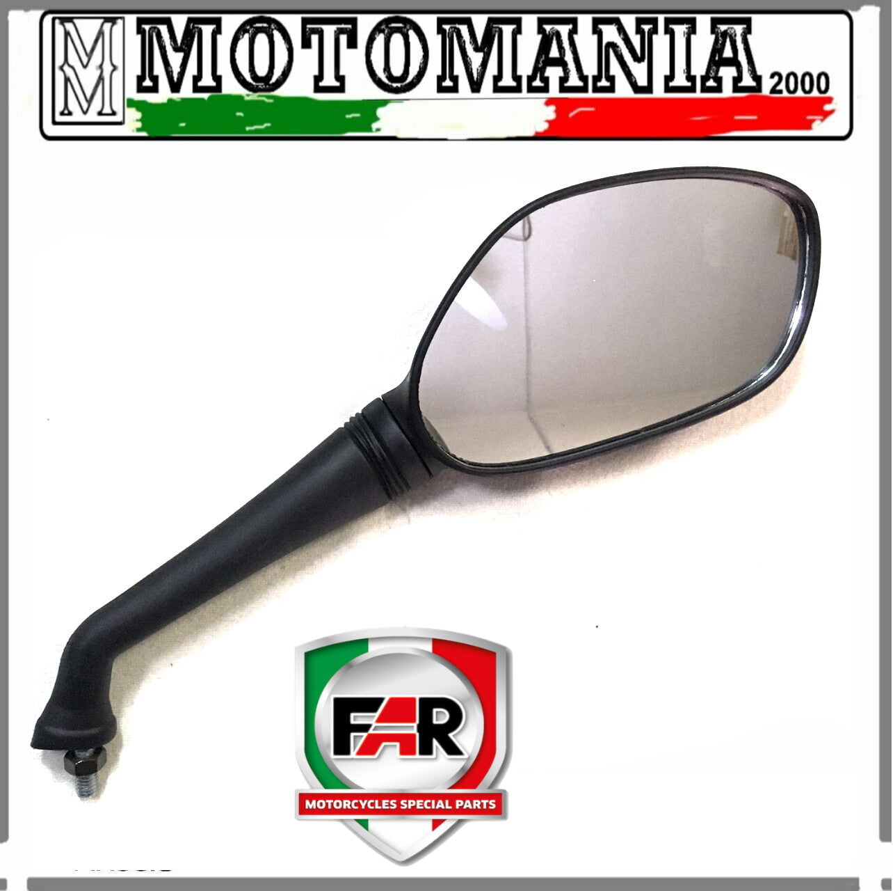 BLACK RIGHT REARVIEW MIRROR FOR YAMAHA X-CITY 125/150