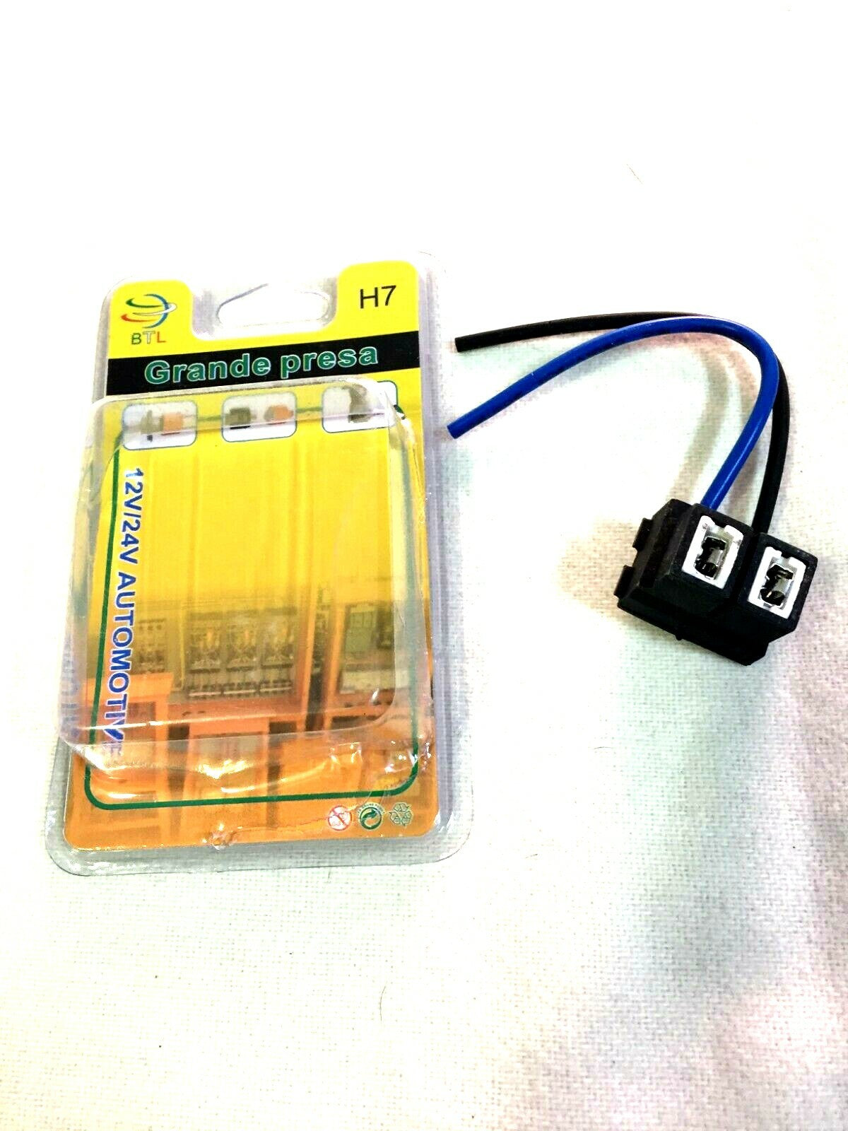 PORTA LAMPADA H7 12-V  24-V PER MOTO SCOOTER E AUTO