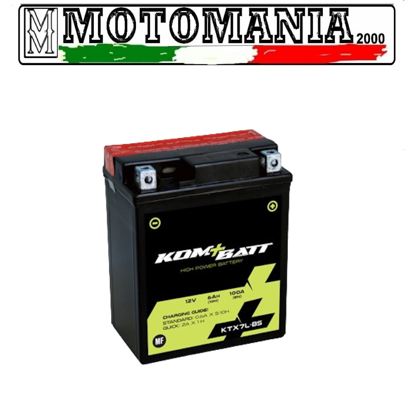 BATTERIA KOMBATT MF KTX7L-BS  PER HONDA	SH 125	2001-2013  *