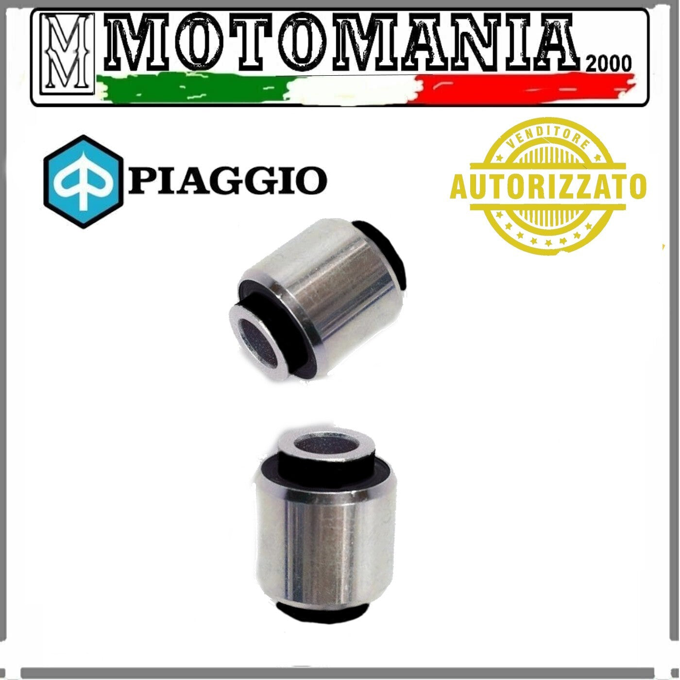 KIT SILENTBLOCK MOTORE ANTERIORE+POSTERIORE PIAGGIO LIBERTY 200-BEVERLY 200-250