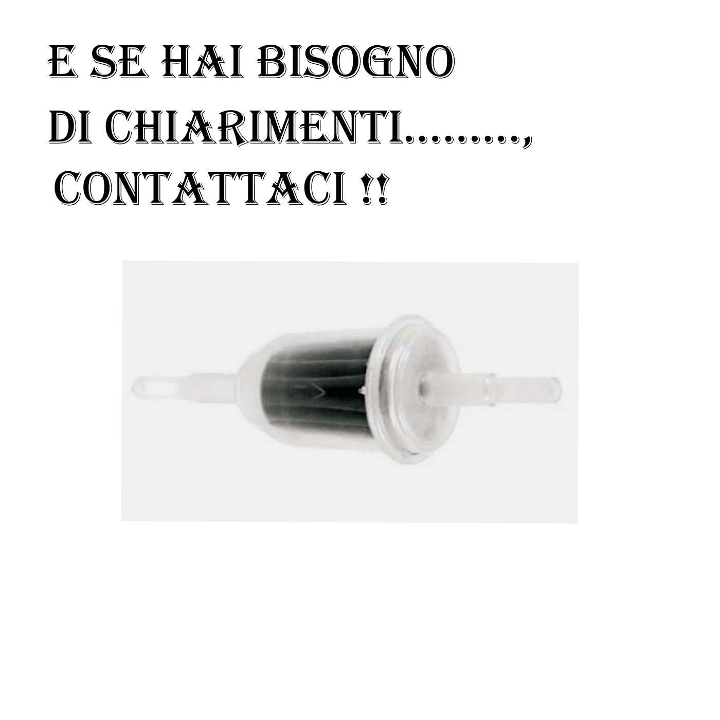FILTRO BENZINA ELEMENTO IN CARTA 6/8 MM PER PIAGGIO APE,VESPA, SCOOTER, MOTO *