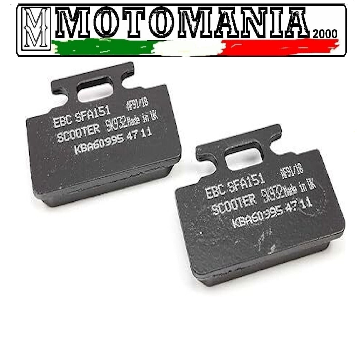 R1615100 PASTIGLIE FRENO ANTERIORE HONDA NH LEAD 50 SYM CINDE  *