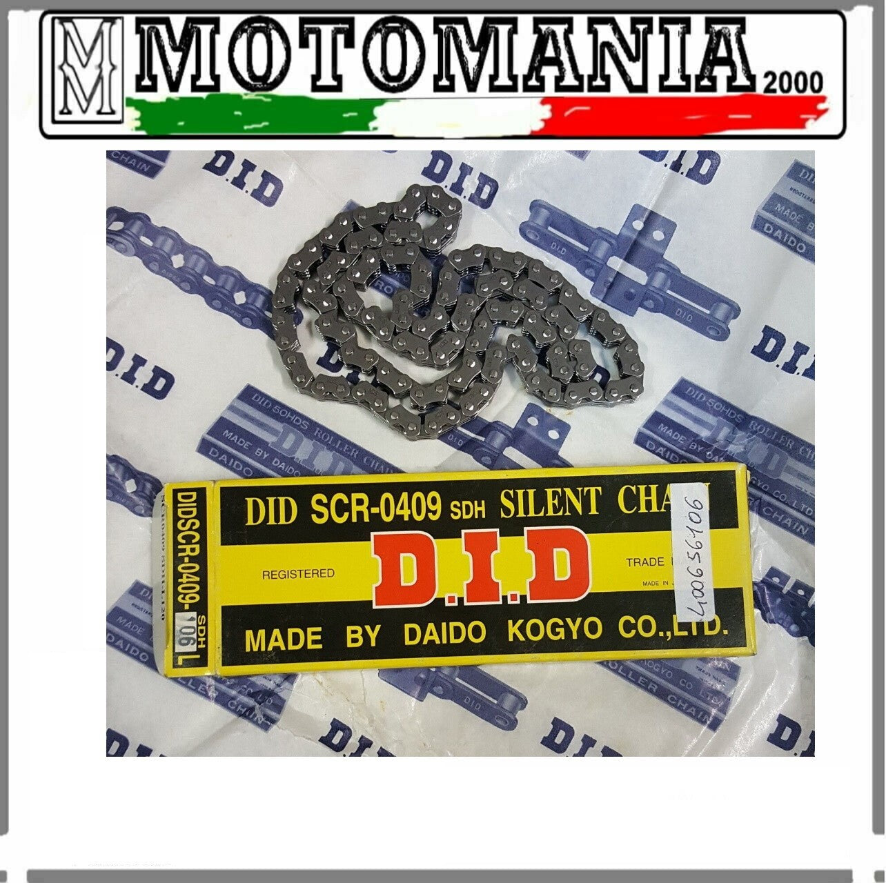 DID DISTRIBUTION CHAIN M.106 ADIVA APRILIA MALAGUTI PIAGGIO GILERA 400-500
