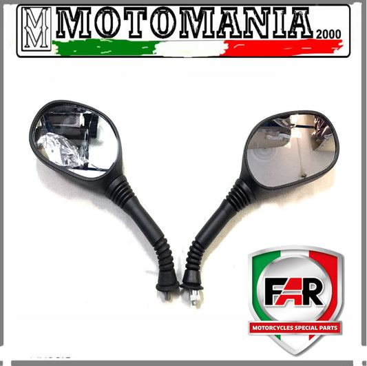CP SPECCHI RETROVISORI NERI SX E DX PER HONDA PANTHEON 125/150-FORESIGHT 250