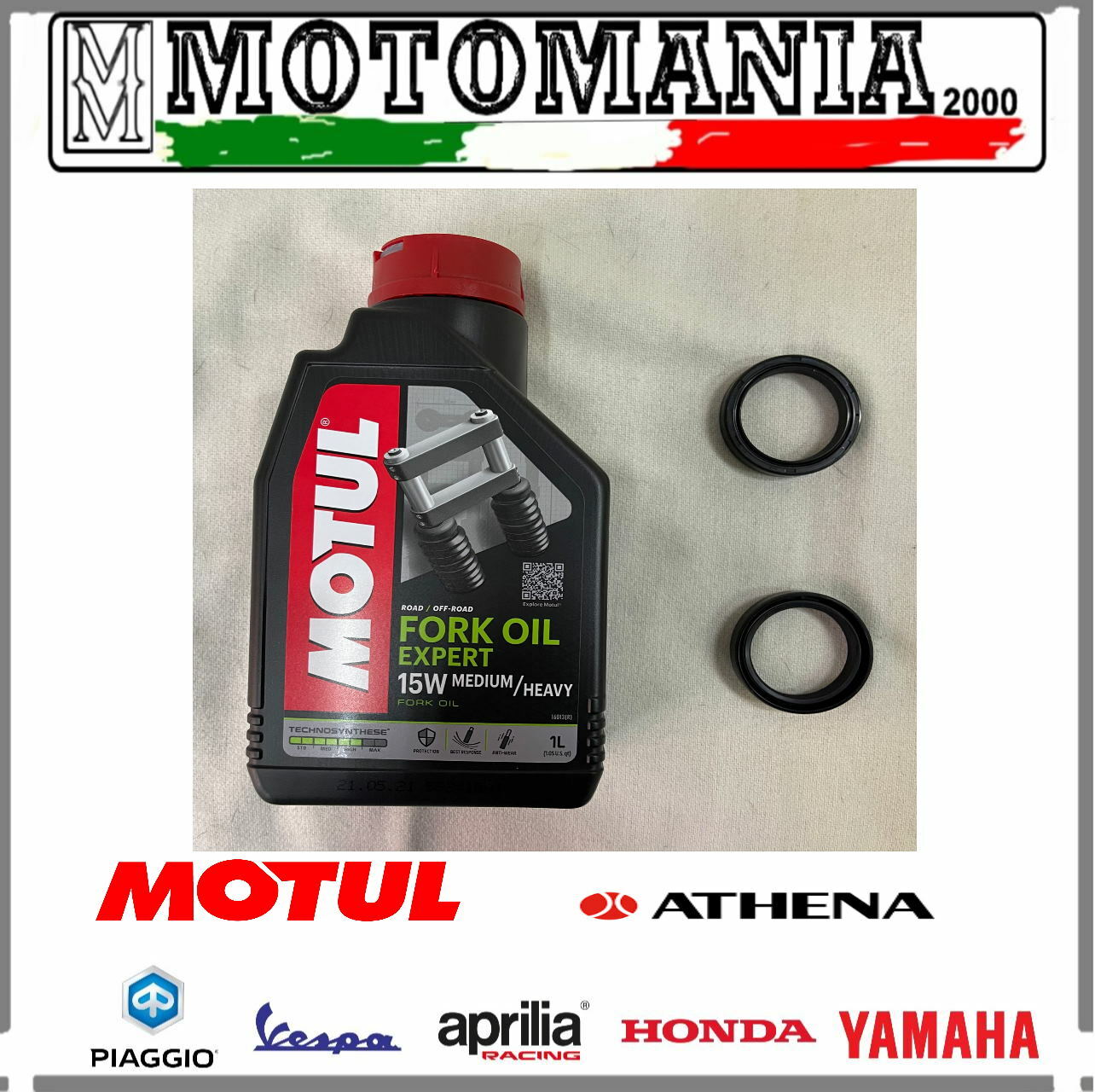 MOTUL 15W APRILIA CAGIVA DERBI DUCATI FORK OIL AND OIL KIT