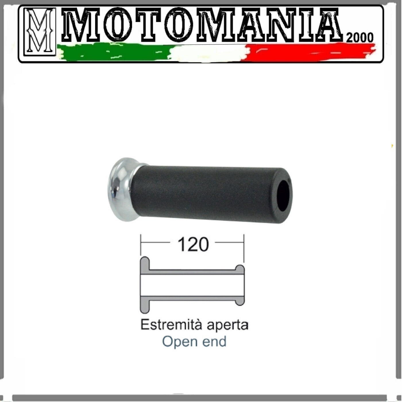 MANOPOLE DOMINO NERE PER PIAGGIO VESPA GT 250CC / VESPA GTV 125-250-300CC