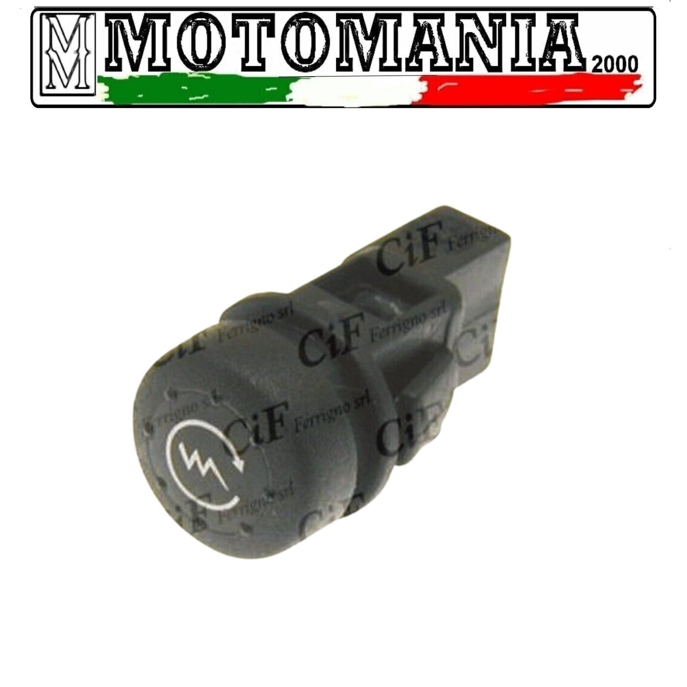 9080-A  PULSANTE AVVIAMENTO TONDO NERO PER SCOOTER APRILIA/GILERA/PIAGGIO  *