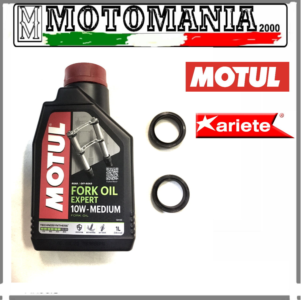 MOTUL 1OW FORK OIL + OIL KIT 35X47X9.5-10.5 APRILIA ATLANTIC 250-03-09