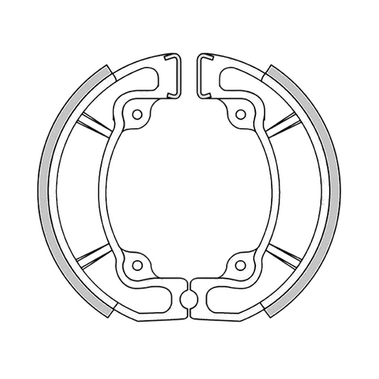 GF0219 - Ganasce freno posteriori NEWFREN PER CAGIVA/GILERA (DESCRIZIONE)