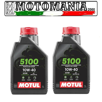 104066  OLIO MOTORE MOTUL  5100 10W40 4T - 2L   *