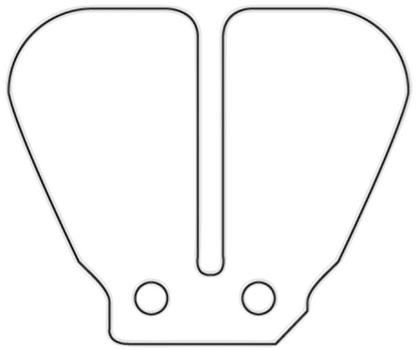 27 1423.C0 Lamelle in carbonio con spessore 0,30 - 0,35 mm per valvola originale