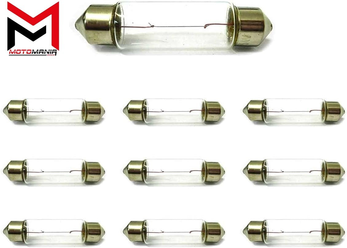 517 - Eurogold Carlamp 10 Lampadine a Siluro 11x35 mm 5W 24V