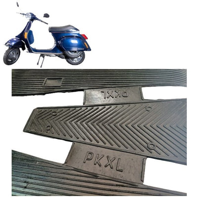 TAPPETINO PEDANA NERO IN GOMMA  PER VESPA PK XL  PIAGGIO  *