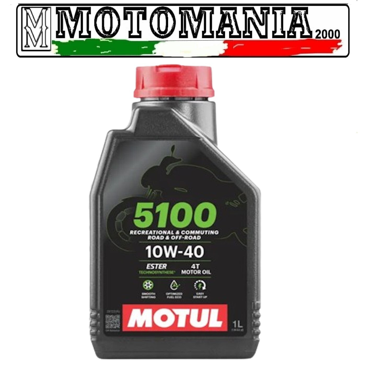 104066  OLIO MOTORE MOTUL  5100 10W40 4T - 1L   *