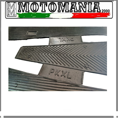 TAPPETINO PEDANA NERO IN GOMMA  PER VESPA PK XL  PIAGGIO  *