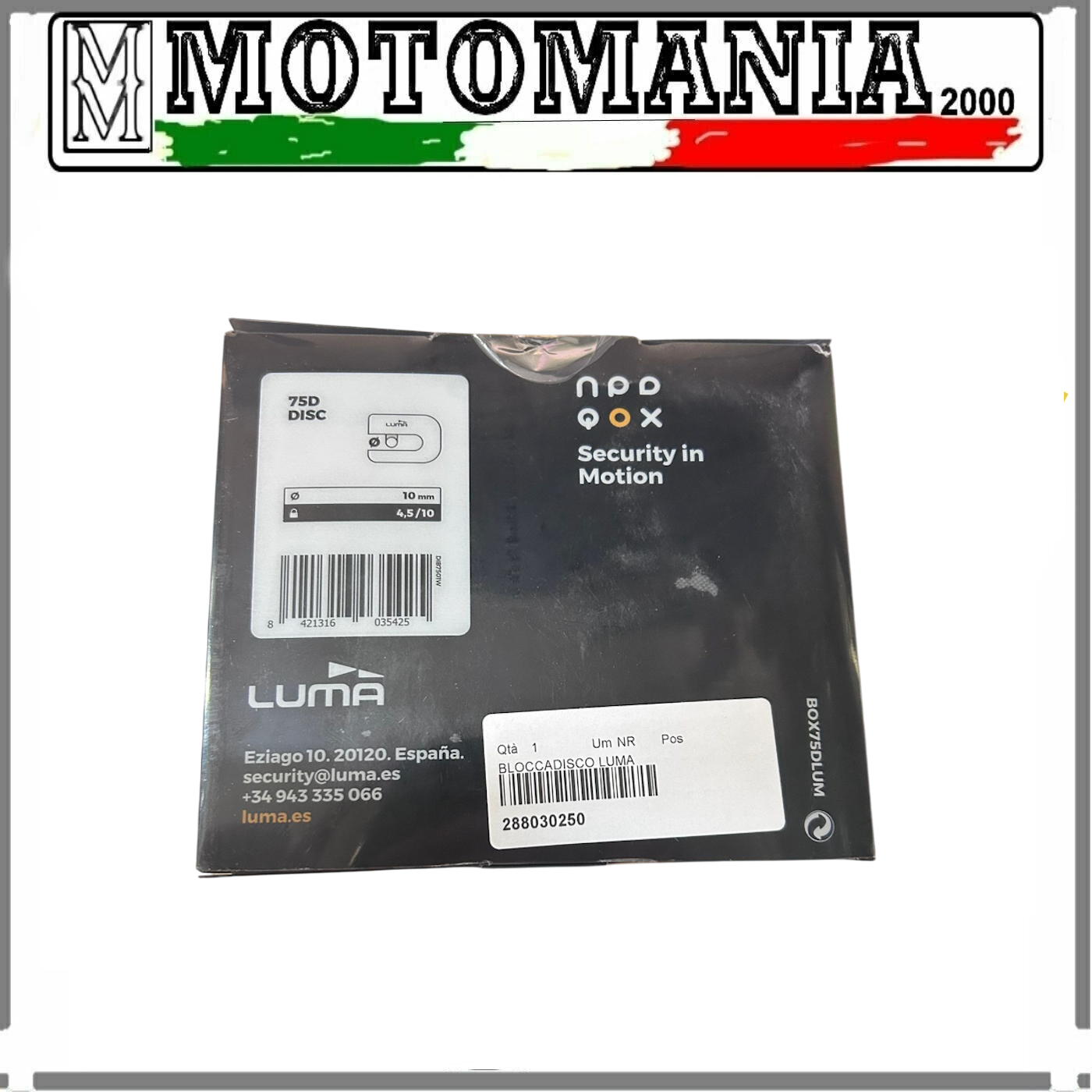 288030250 - RMS Bloccadisco LUMA ENDURO 75D DIB7501W