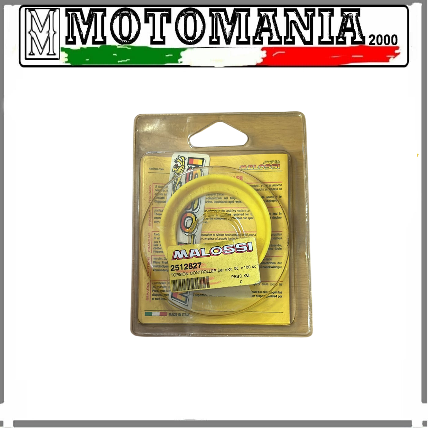 2512827 - MALOSSI GUIDA MOLLA VARIATORE TORSION CONTROLLER X YAMAHA-MINARELLI