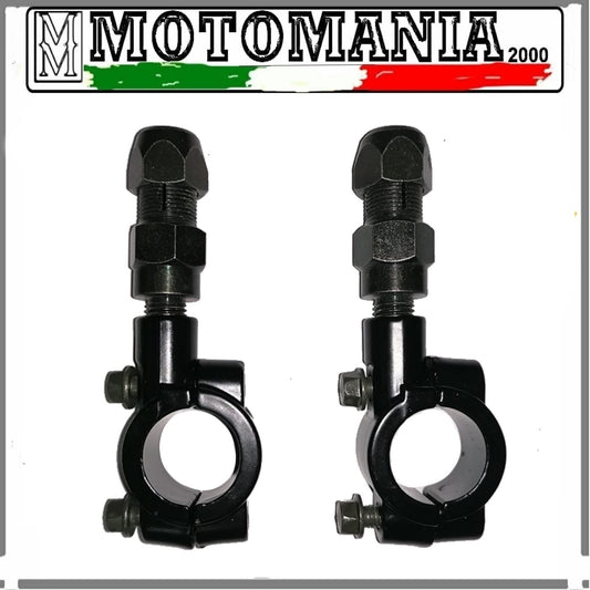 CP DI SUPPORTI UNIVERSALI PER SPECCHIETTI RETROVISORI COMPLETI DI ADATTATORE *