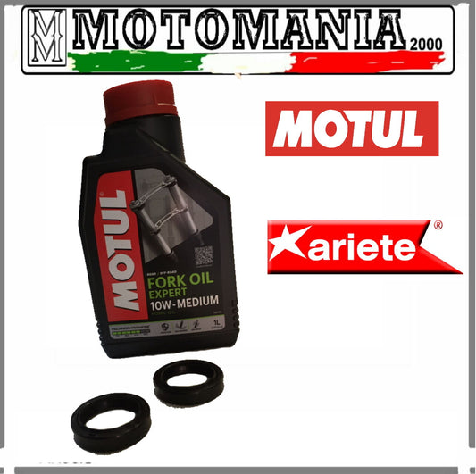 KIT PARAOLI + OLIO FORCELLA 1OW MOTUL 35X47X9.5-10.5 APRILIA ATLANTIC 250-03-09
