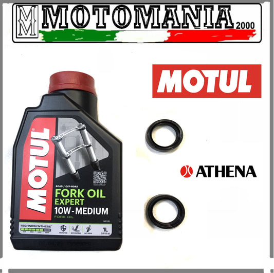 KIT PARAOLI+OLIO FORCELLA 10W MOTUL MALAGUTI CIAK 100-01 MBK SKILINER 4T 125-03