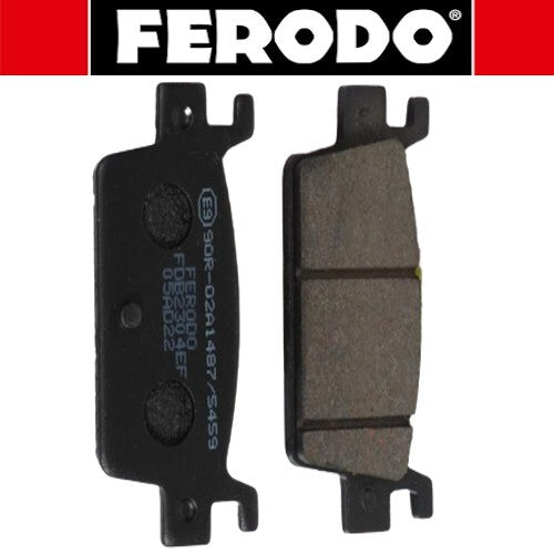 FDB2304EF  PASTIGLIE FRENO POSTERIORI FERODO  PER KYMCO AK 550 2017-2020  *