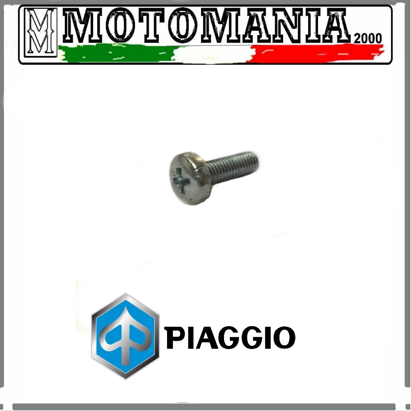 CYLINDRICAL CROSS SCREW M5X16 MM VESPA PX 150 1998-2005 ORIGINAL PIAGGIO *