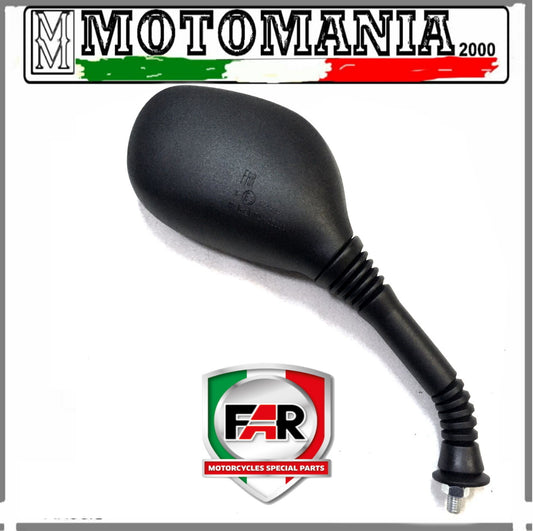 SPECCHIO RETROVISORE NERO DX PER HONDA PANTHEON 125/150-FORESIGHT 250