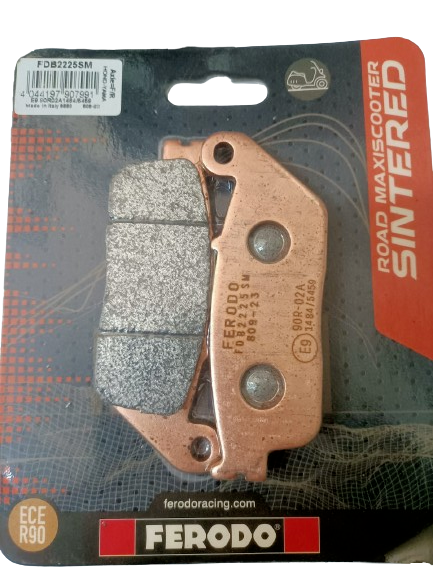 COPPIA PASTIGLIE FRENO ANT. E POST. FERODO HONDA SH 350 ABS 2021-2022-2023  *