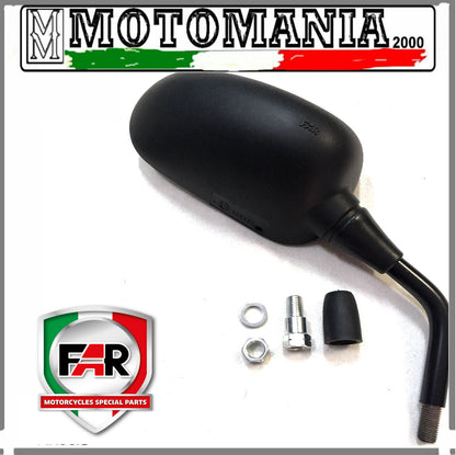 PAIR OF BLACK LEFT AND RIGHT MIRRORS FOR HONDA JAZZ 250 COMPLETE WITH ATTACHM...