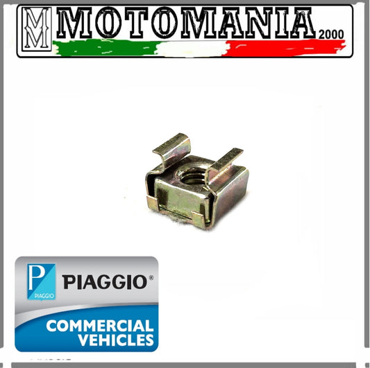 VESPA PX 125 E,NEXUS 500 2003-2005 DADO CON GABBIA DIAMETRO 6MM ZINCATO