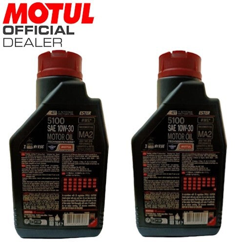 123011/S   OLIO MOTORE MOTUL 5100 10W-30 4T - 2L  *