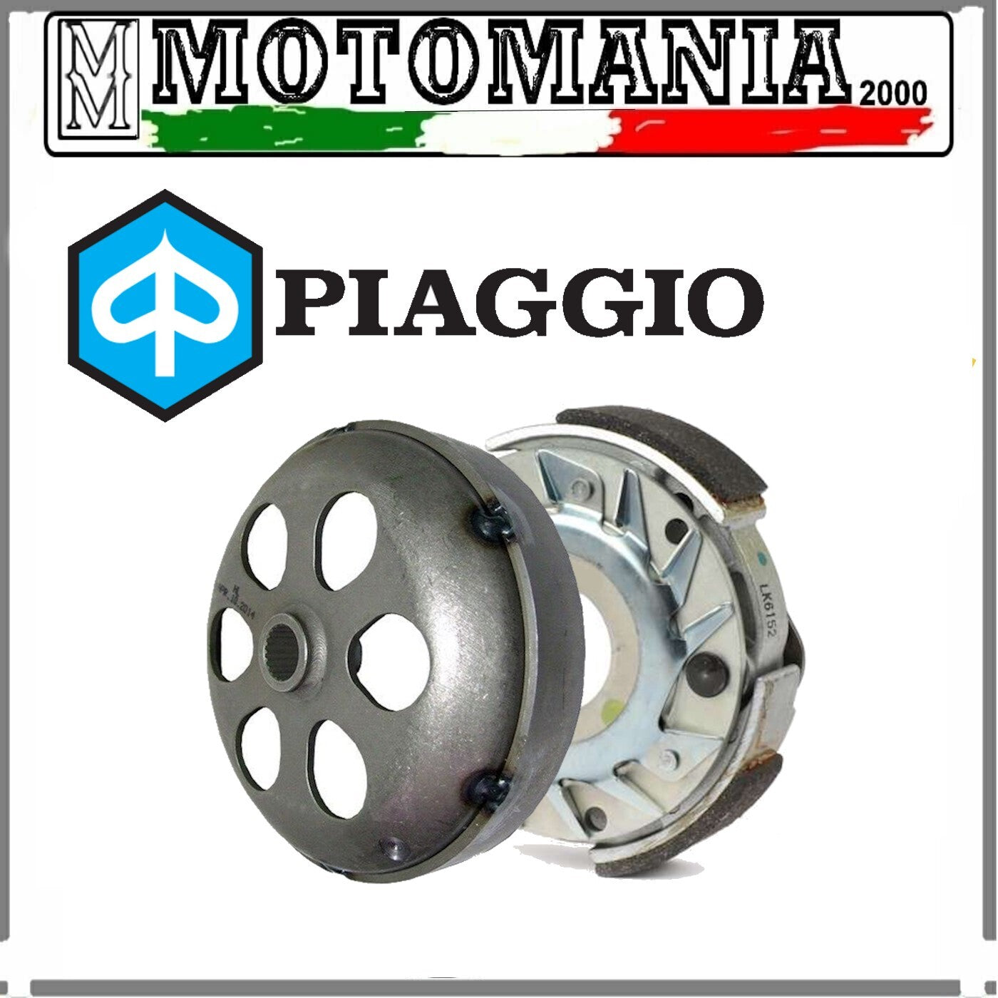 KIT CAMPANA E FRIZIONE ORIGINALE APRILIA, PIAGGIO, MALAGUTI, GILERA E DERBI