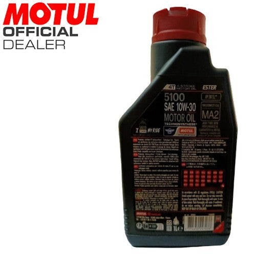 123011/S   OLIO MOTORE MOTUL 5100 10W-30 4T - 1L  *