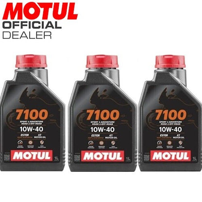 104091  OLIO MOTORE MOTUL  7100 10W40 4T - 3L  *