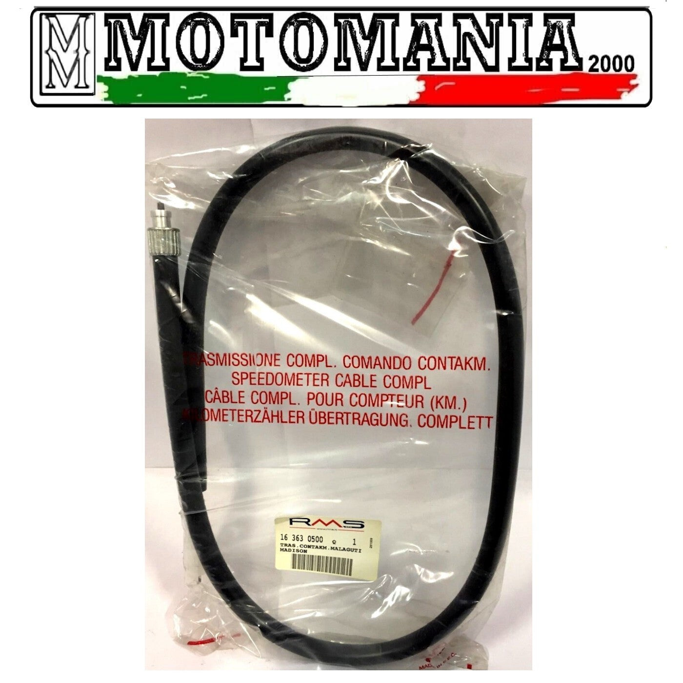 163630500 TRASMISSIONE KM.MALAGUTI MADISON 125-150-250 1999-2001