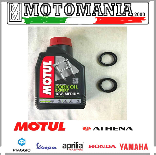 KIT PARAOLIO E OLIO FORCELLA MOTUL 10 W DERBI - MALAGUTI MADISON S250 - PEUGEOT