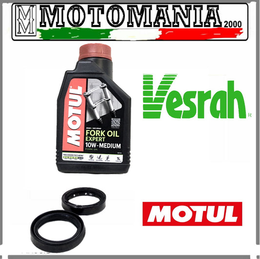 KIT PARAOLI FORCELLA + OLIO 10 W MOTUL TRIUMPH DAYTONA 750 ANN0 1991*
