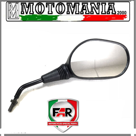 BLACK RIGHT REARVIEW MIRROR FOR HONDA SH 125/150/300 2007-2016 FAR
