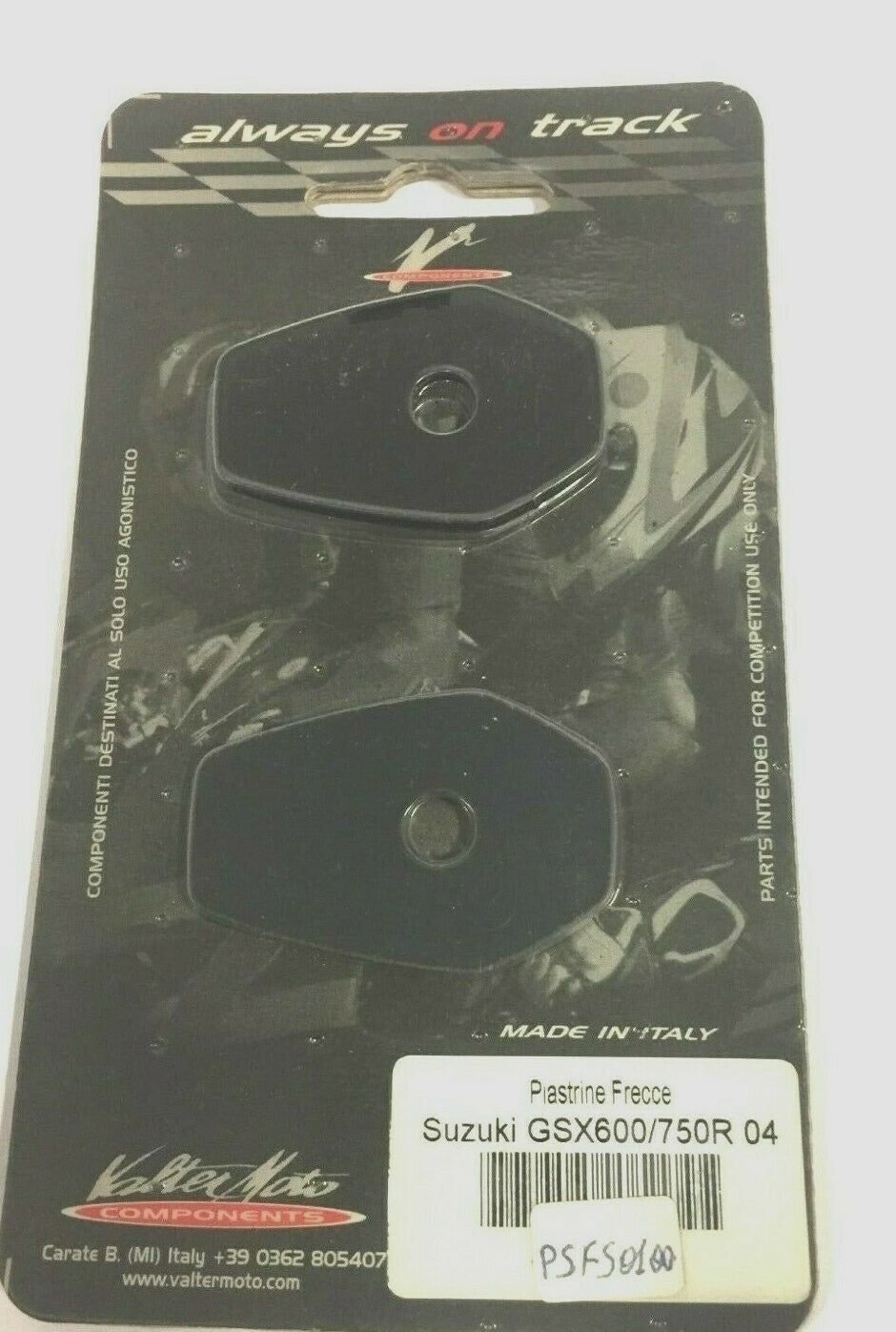 PSFS0100 KIT PIASTRINE ADATTATORI X FRECCE SUZUKI GSXR600-GSXR750R -04 VALTER MO