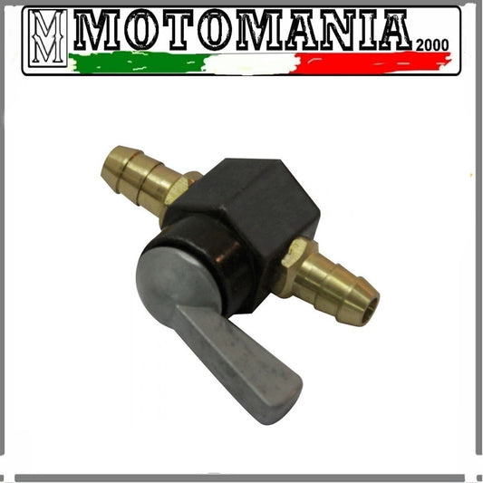 407050765 RUBINETTO BENZINA SUL TUBO D.8 UNIVERSALE PER TUTTE LE MARCHE E MOD.