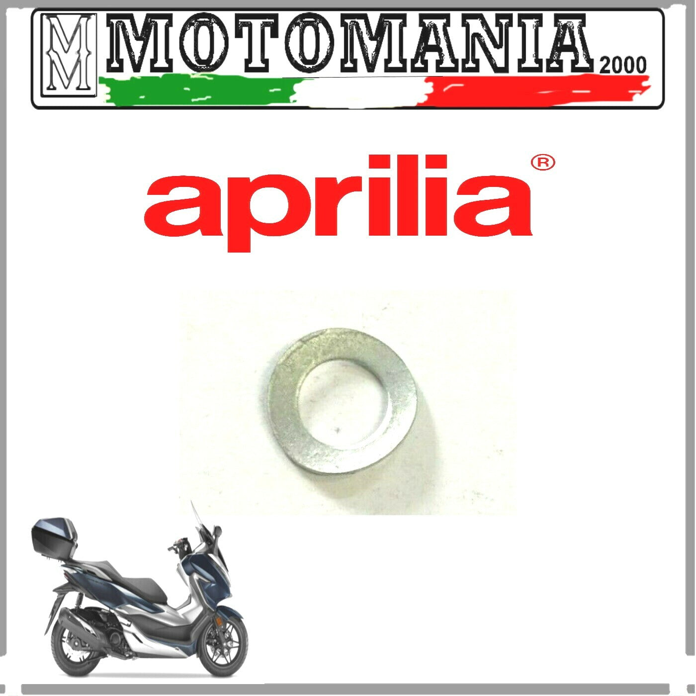 AP8150429 WASHER EL.OND.D.12 F6 STAINLESS STEEL 4S1.3 FOR MOTORCYCLES AND SCO...