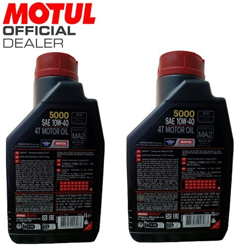 104054 OLIO MOTORE  MOTUL  5000 10W40 4T - 2L  *