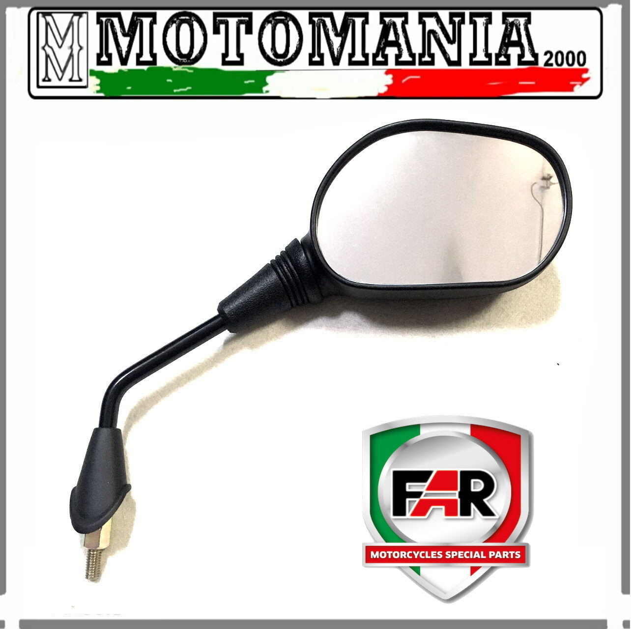 BLACK RIGHT REARVIEW MIRROR FOR SUZUKI BURGMAN 125-150,SIXTEEN 150