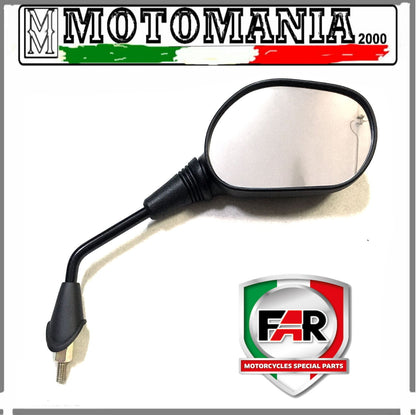 BLACK RIGHT REARVIEW MIRROR FOR SUZUKI BURGMAN 125-150,SIXTEEN 150