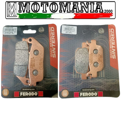 COPPIA PASTIGLIE FRENO ANT. E POST. FERODO HONDA SH 350 ABS 2021-2022-2023  *