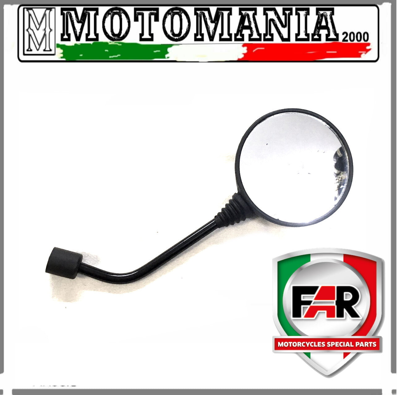 BLACK RIGHT REARVIEW MIRROR FOR APRILIA SCARABEO 50 1993-1997