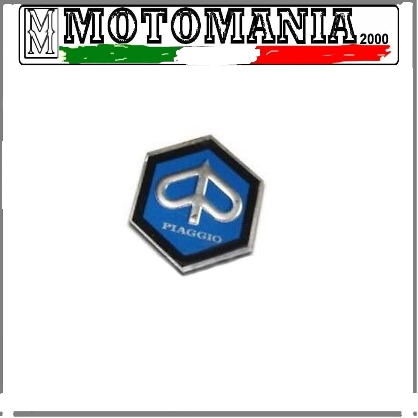 142720040 SCUDETTO ESAGONALE PER SCUDO ANTERIORE PIAGGIO  *