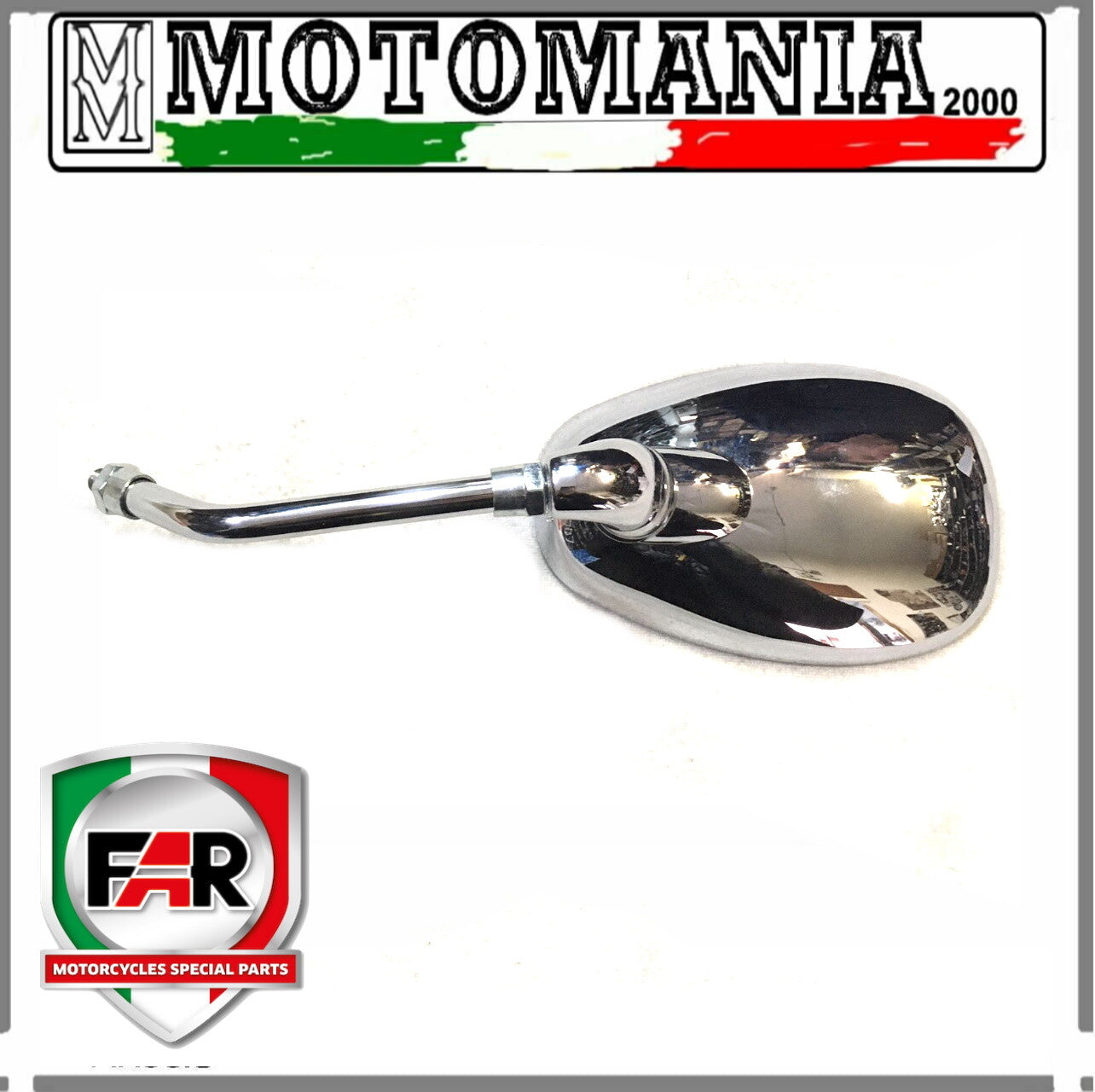 SPECCHIO RETROVISORE DX CROMATO PER KYMCO PEOPLE 50-125-150 FAR 1546