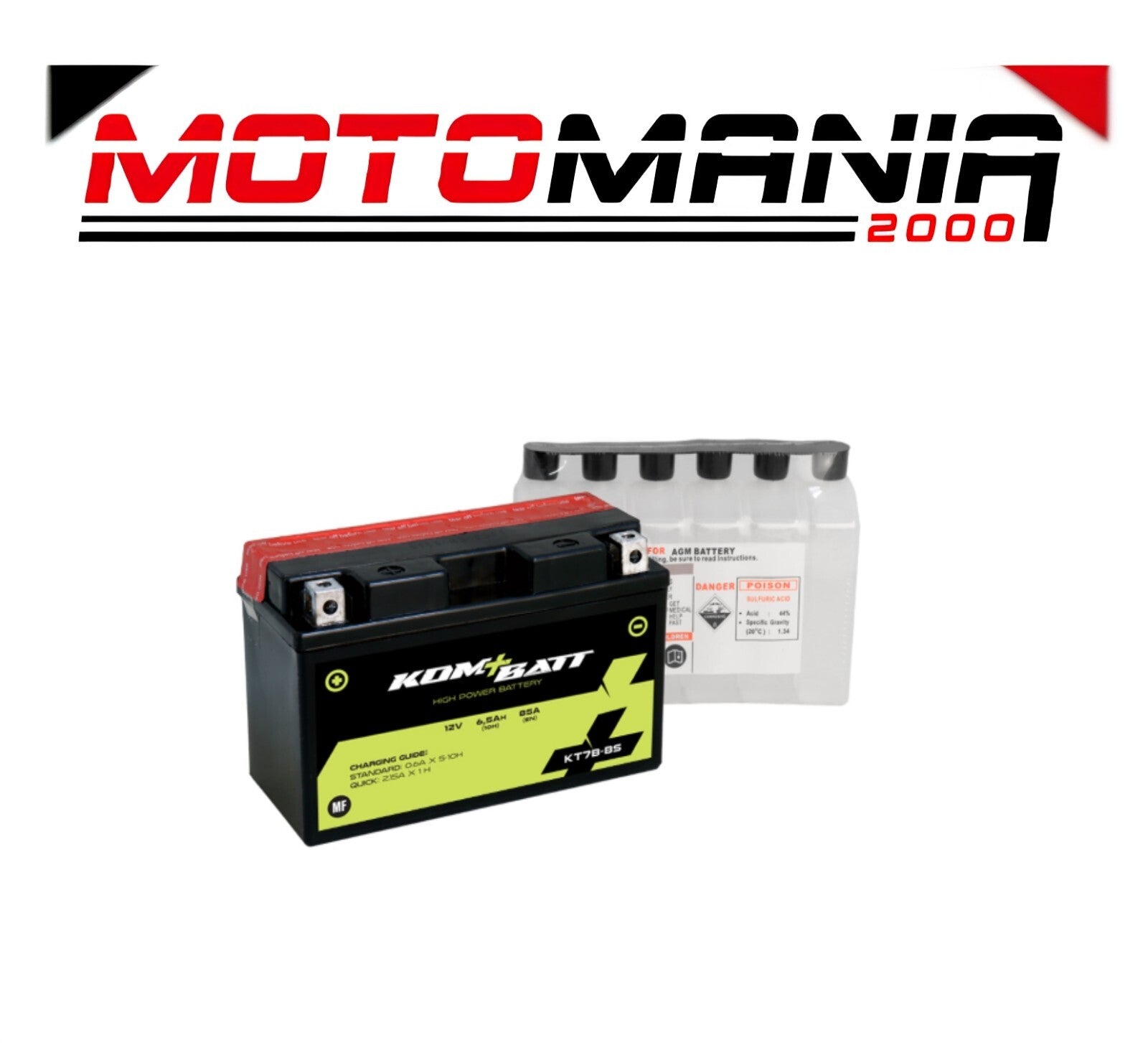 BATTERIA KOMBATT  KT7B-BS