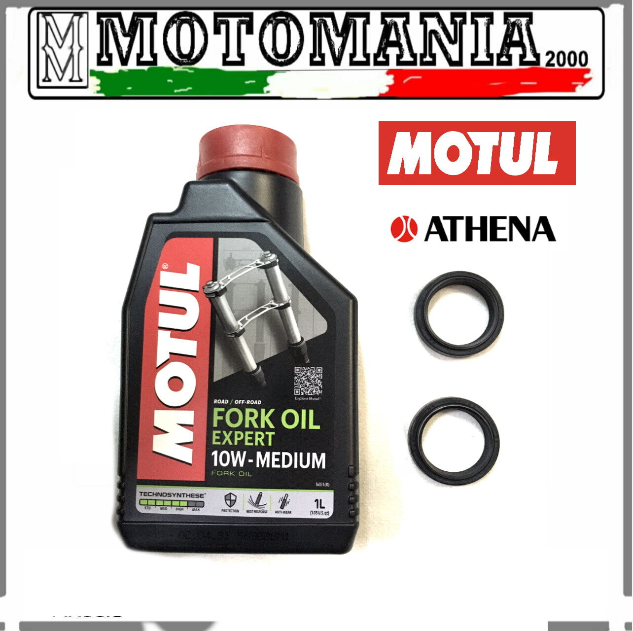 MOTUL 10W FORK OIL + OIL KIT FOR DERBI SENDA 50 SM X-RACE -07-10*
